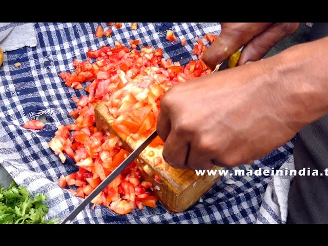 Tomato Slicing Pav Bhaji Special | MUMBAI STREET FOOD | STREET FOODS 2021