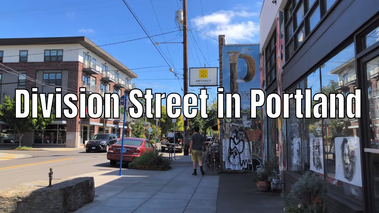 SE Division St in Portland OR Neighborhood Walking Tour Binaural Audio