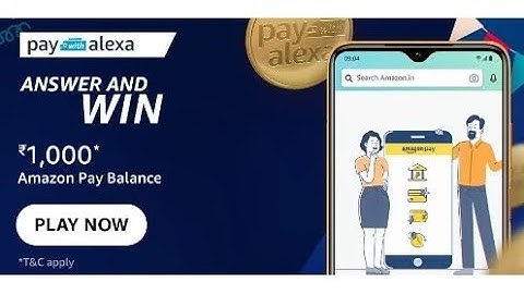 Amazon pay alexa Quiz | March 2023 | ₹1000 | Today Answers | Amazon Pay Balance | Answers | Win