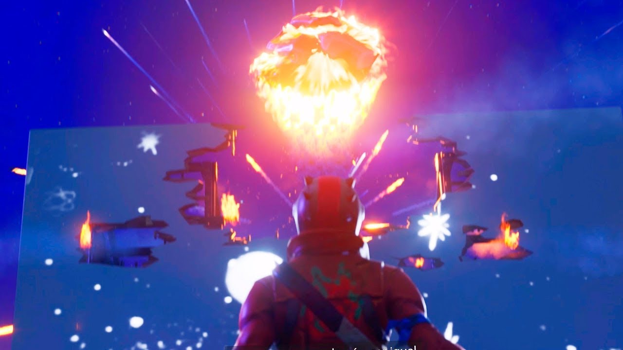 fortnite temporada 4 semana 1 CINEMATICA TEMPORADA 4 FORTNITE EN ESPAÑOL 🔥☄️ CAIDA DEL METEORITO