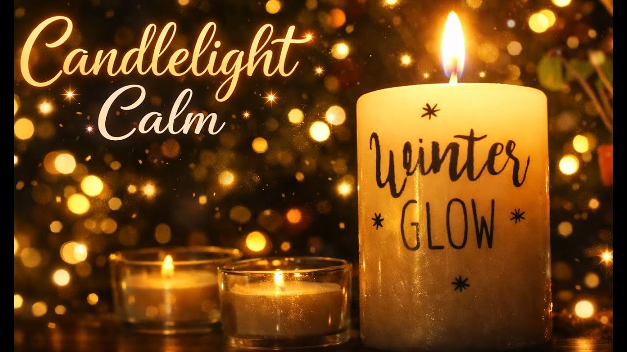 Candlelight Calm | Winter Glow Candlelight Ambience ✨ Relaxing & Cozy Mood