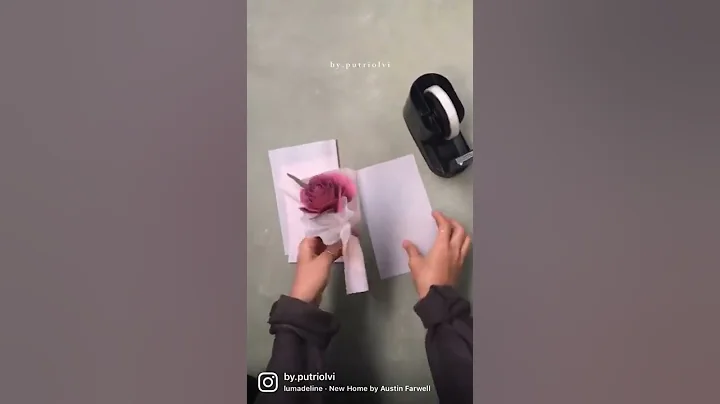 DIY How to wrap mini bouquet 💐 Check our channel for full tutorial ❤️‍🔥