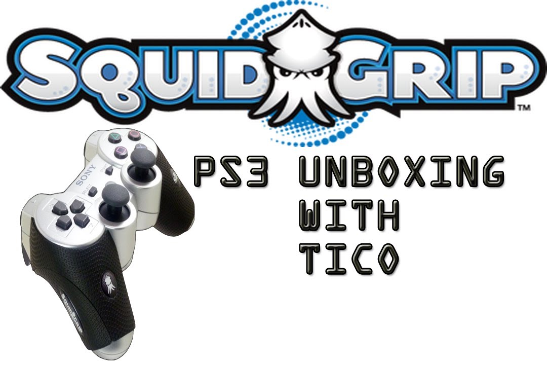 PS3 Squid Grip Unboxing (2013) with Green Custom Sticker