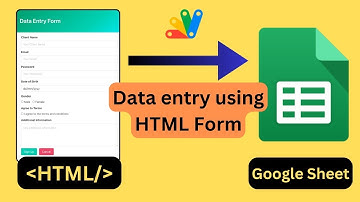 Google Sheets | Data Entry Using HTML Form | #googleappsscript #googlesheets #dataentry
