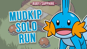 Can you beat Pokémon Ruby/Sapphire with only a MUDKIP? - NO ITEMS CHALLENGE