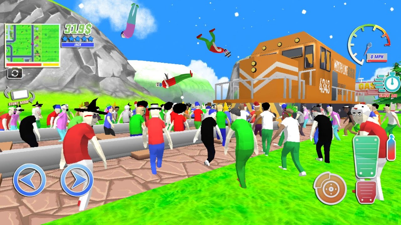 EKPERIMENT EXTREEM ‼️ WARGA DUDE VS KERETA API | DUDE THEFT WARS NEW UPDATE