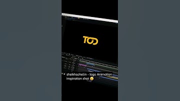 Logo Animation short : TOD - After effects edit #logoanimation #logointro #logoreveal #aftereffects