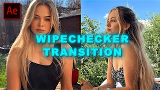 WIPECHECKER TRANSITION | After Effects Tutorial