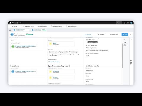 Dataiku Feature: Govern