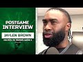 Jaylen brown on pacers they turned into fg michael jordan  celtics game 3 postgame interview