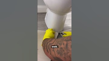 How To Cut Carpet Around 🚽 In A Restroom #howto #diy #shorts #carpet #flooring