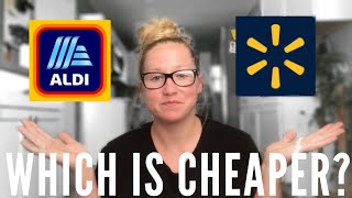 IS ALDI CHEAPER THAN WALMART?: Saving Money On Groceries: Aldi Grocery Haul