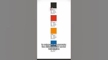 Instantly create color palette info in Adobe Illustrator #graphicdesigntips #adobeillustrator