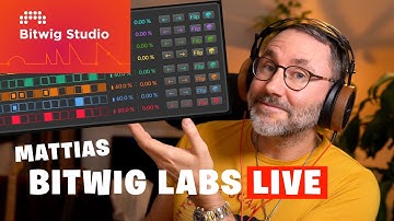 Mattias Bitwig Labs Livestream (Stepwise & Midi Routing)