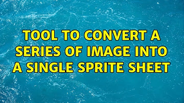 Tool to convert a series of image into a single sprite sheet (3 Solutions!!)