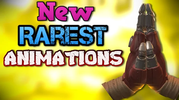 NEW Rarest ANIMATIONS - Apex Legends