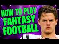 How To Play Fantasy Football - The Complete Guide To Winning