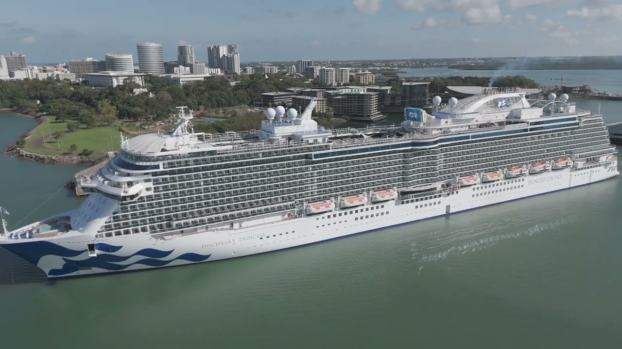 28th Nov 2025 - Discovery Princess Cruise Ship at Port of Darwin. Australia🇦🇺. DJI Mini 4 Pro