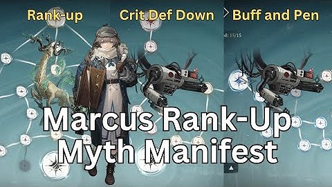 Myth Manifest for Marcus Rank-Up Team - Reverse 1999