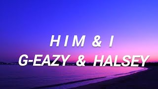 GEASY  &  HALSEY  HIM AND I ☆  ~LYRICS~  ☆ ( WITH BEATIFUL PURPLE & PINK SKY )