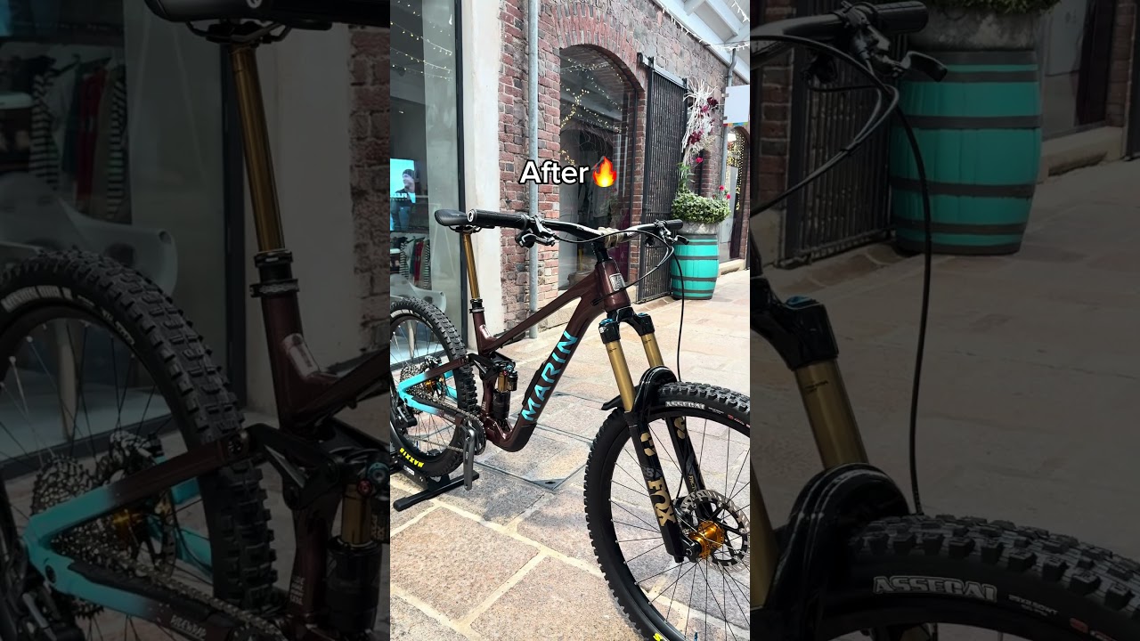 Before and after of the Marin alpine trail🔥. 