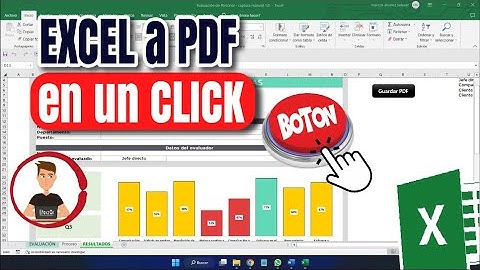 Botón para Convertir Excel a PDF en automatico Muy fácil