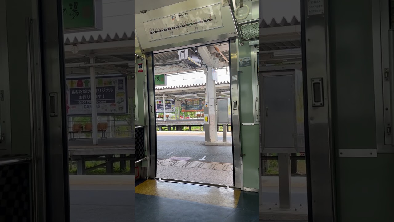 しなの鉄道】まだ見れる！国鉄型車両115系のドア閉 #shorts #しなの