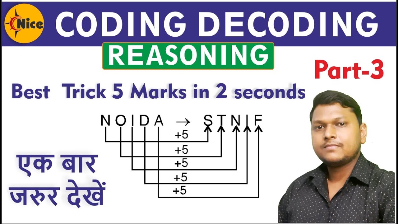 Coding Decoding Reasoning Tricks | Reasoning for SSC CGL | CHSL | NTPC ...
