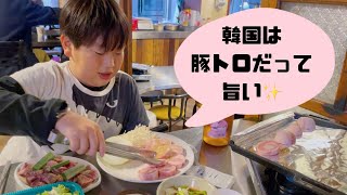 【韓国はサムギョプサルだけじゃない！ひと技ありの豚焼肉】まん丸豚肉？真っ赤なもやし？ビビンすいとん？おもしろメニューの老舗焼肉屋