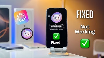 How To Fix Downloading Support For Image Playground | Downloading Support For Image Playground