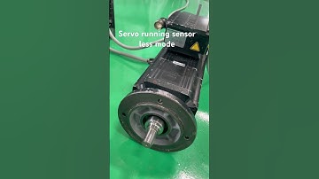 Servo SEW running sensor less mode