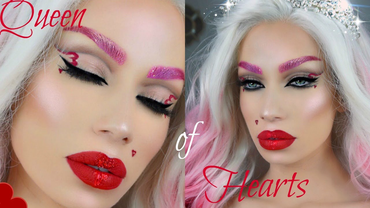 Queen Of Hearts Inspired Makeup Tutorial Valentines ...