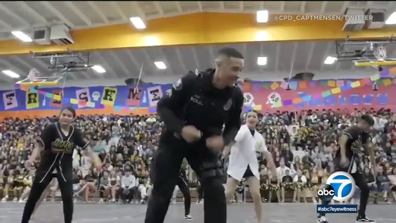 Officer Wraps Up Last Day At Don Antonio Lugo High School In Chino On A High Note Abc7 Youtube