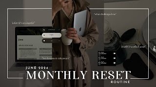 JUNE MONTHLY RESET | my goal setting routine, refreshing new habits. & sharing some personal updates screenshot 5