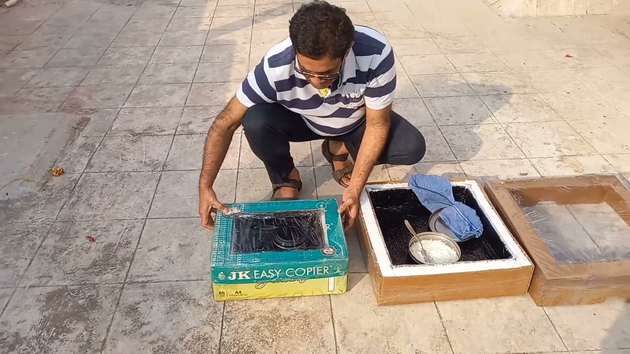 Solar Cooker  Brinjal Basmati Rice