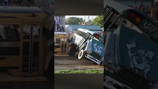 School bus rollover #demolitionderby #demoderby