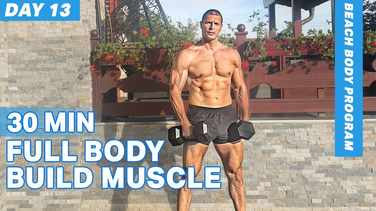 Day 13: Burn Fat & Build Strength | 30-Minute At-Home Dumbbell Workout ...