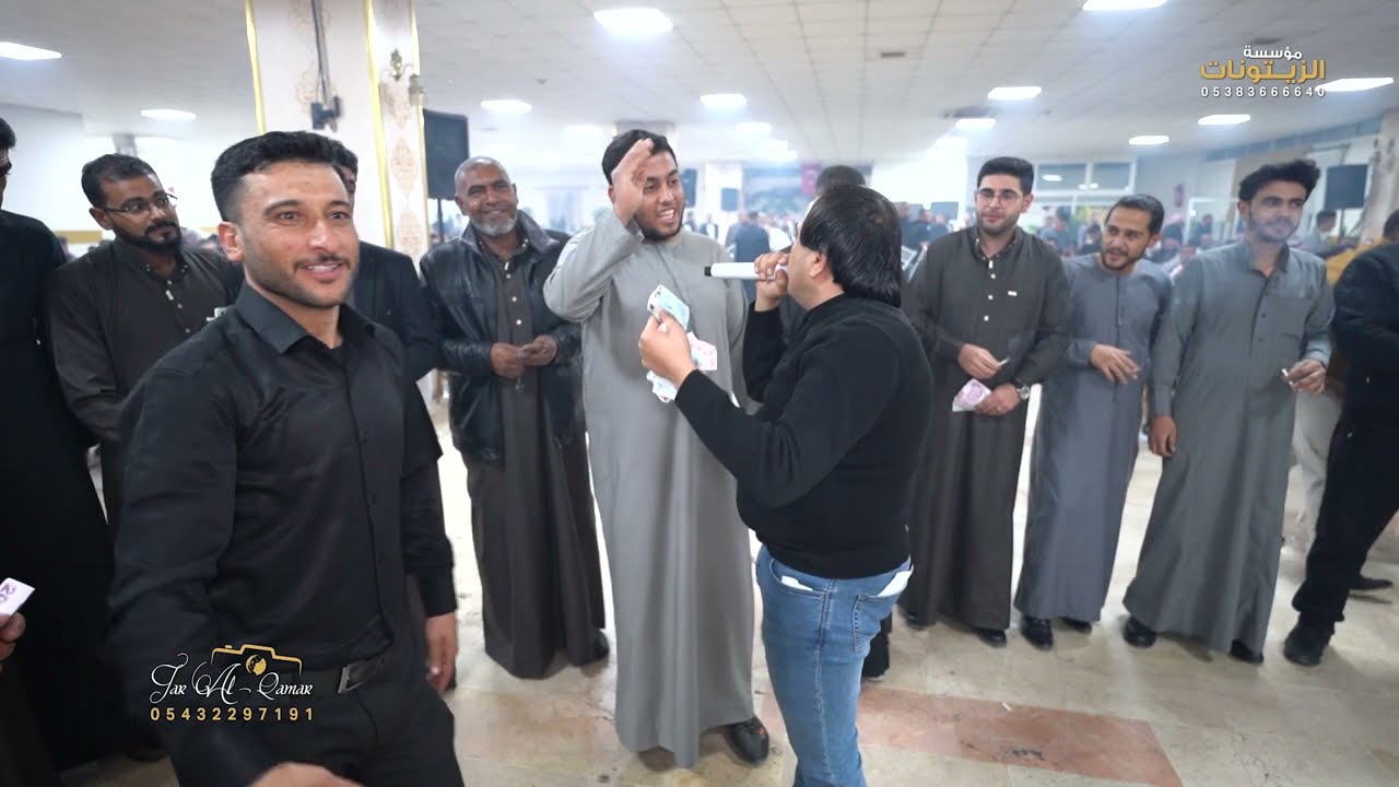 أفراح عشيرة طي  قرية برنة آل المنصور حفل زفاف العريس بشار عبدالستار المنصورالفنان محمد النعيمي ج2