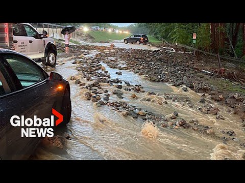 New york downpour: heavy rains bring catastrophic flooding in us northeast