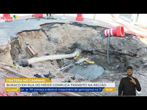 RJ | Cratera no Méier causa transtornos em região movimentada