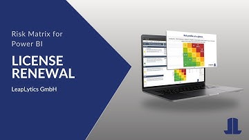 License Renewal - LeapLytics Risk Matrix for Power BI