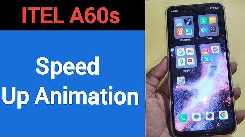 How to speed up animation, Itel A60s animation speed kaise increase Karen