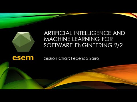 ESEM 2020: Session: Artificial Intelligence and Machine Learning for Software Engineering 2/2