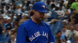 TOR@TB: Dickey hurls complete-game shutout vs. Rays