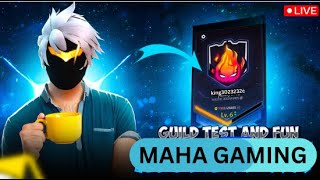 MAHA GAMING LIVE NOW FOR ROAD TO GRAND MASTER IN FREE FIRE