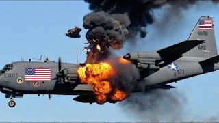 2 minutes ago: a US C-130 carrying 7,000 tons of bombs was destroyed by a Russian Sukhoi Su-57.