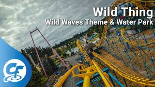 Wild Thing front seat on-ride HD POV @60fps Wild Waves Theme & Water Park