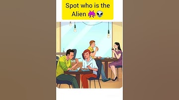who is the Alien 👾👽 #iqtest #brainteaser #braingames #logicalpuzzles #shorts