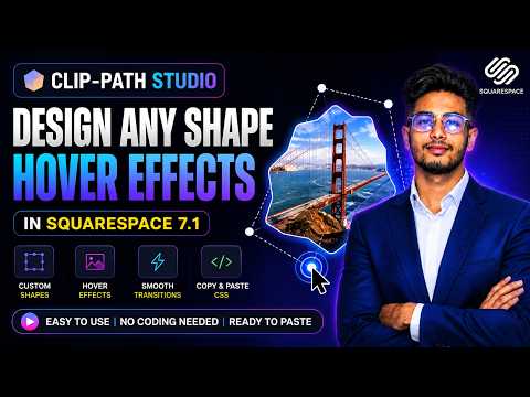 Clip-Path Shape for images on squarespace website || Asmot Academy Jishaansinghal