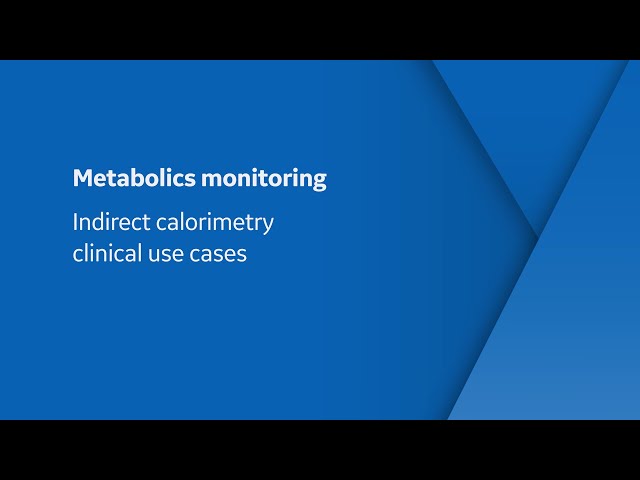 Watch Metabolics monitoring: Indirect calorimetry - clinical use cases on YouTube.